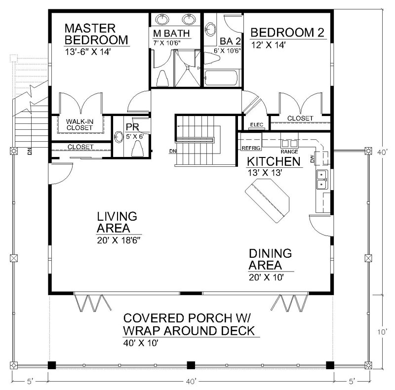 Floor Plans For 1600 Square Feet Home House Design Ideas - 1600 Sq Ft 2 Story House Plans