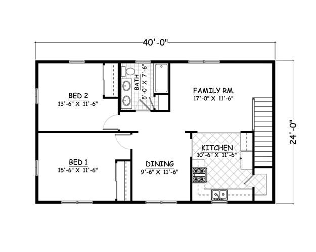 Free 24x36 House Plans Plougonver - 24 X 36 Single Story House Plans