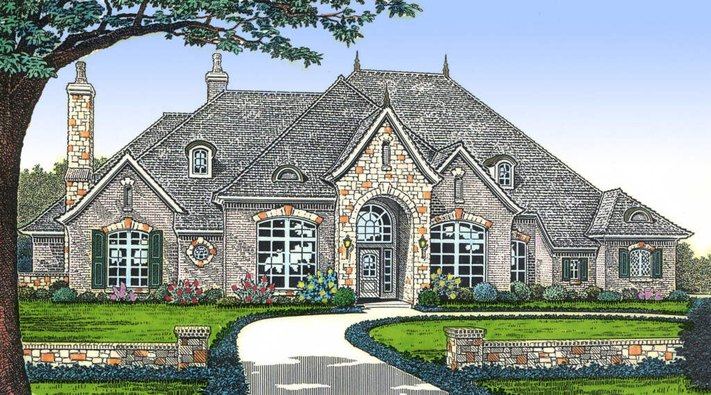 French Country One Story House Plans Combining Timeless Elegance And  - House Plan French Country 1 Story