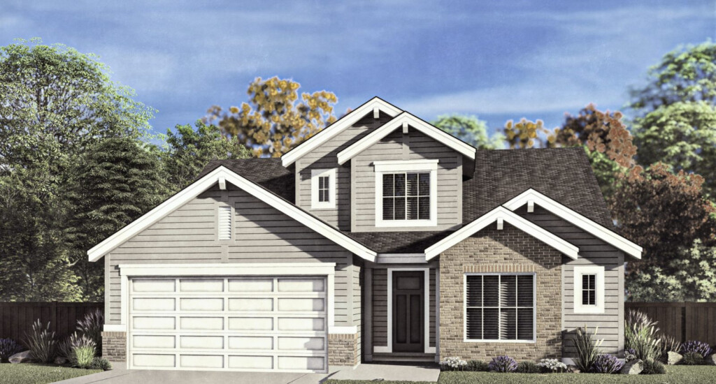 Galloway 2 Story House Plans In Meridian ID Brighton Homes - 2 Story House Plans In Meridian Id