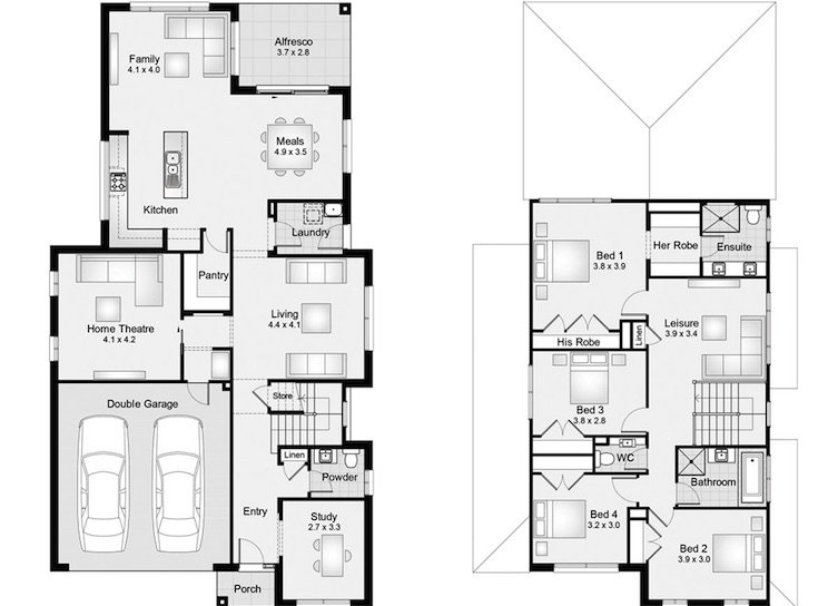 Good Feng Shui Floor Plans For Your Home Clarendon Homes Feng Shui  - Two Story House Feng Shui Floor Plan