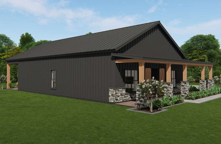 House Plan 3571 00022 Barn Plan 2 381 Square Feet 3 Bedrooms 2 5  - 2.5 Story House Plans