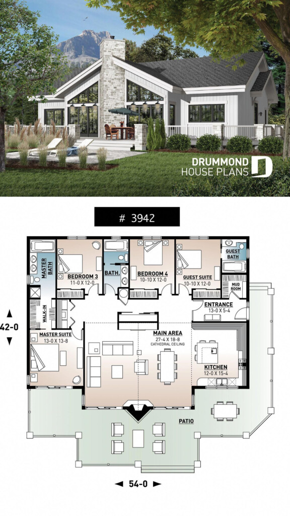 House Plans With 2 Master Suites Unlocking The Benefits House Plans - One Story House Plans With Two Master Suites