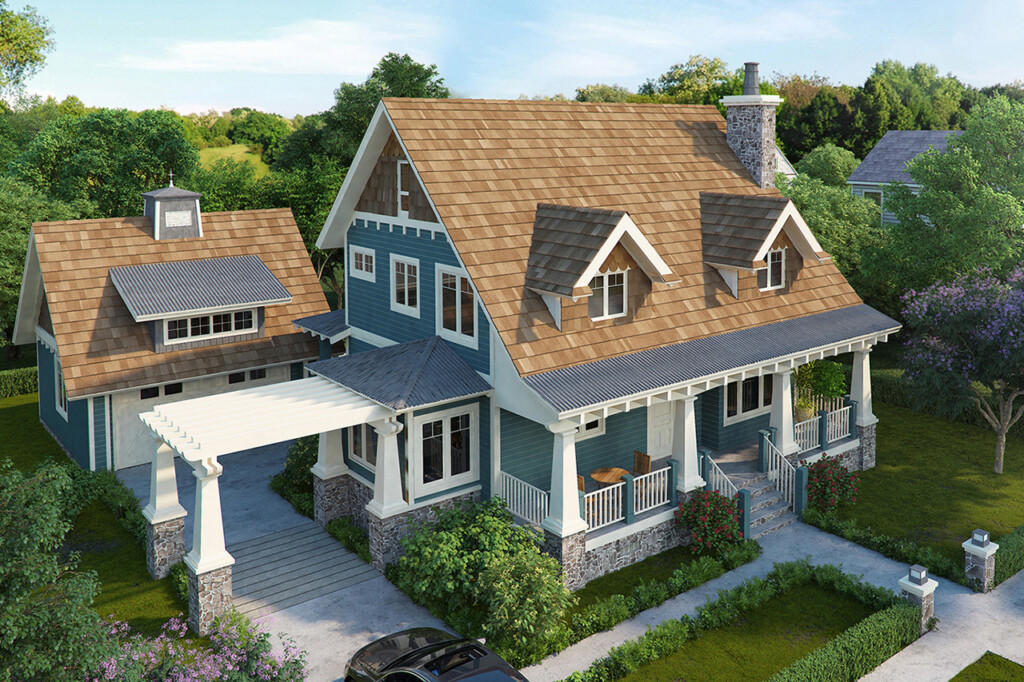 House Plans With Detached Garage The House Plan Company - 1 Story House Plans With Detached Garage