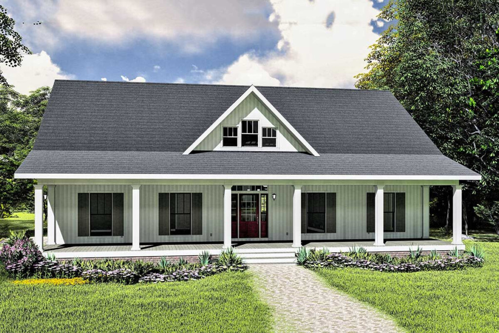 House Plans With Front Porch One Story House Plans - House Plans With Front Porch One Story