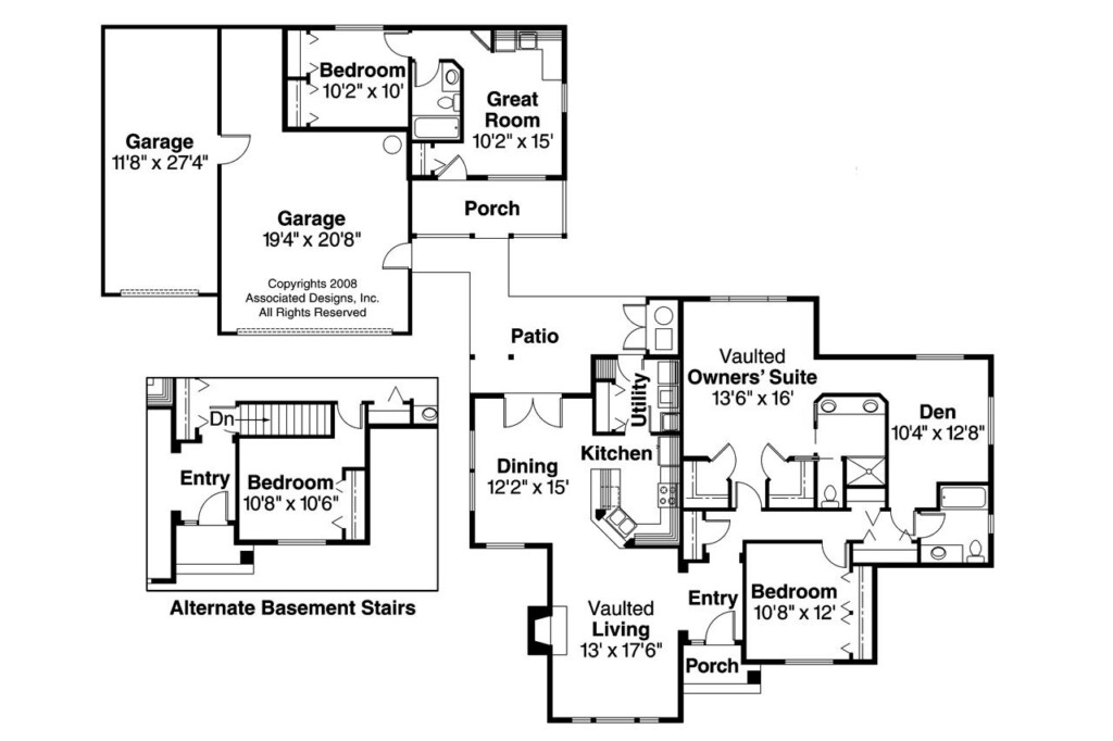 House Plans With Separate Inlaw Apartment A Comprehensive Guide  - Single Story House Plans With Inlaw Apartment Separate Entrance Free