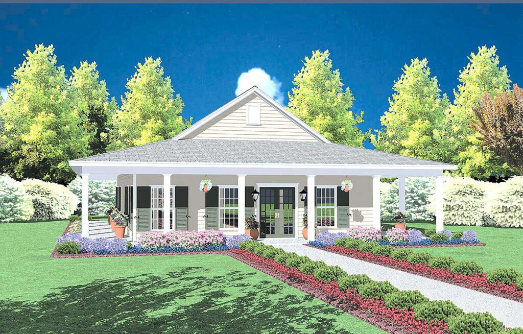 House Plans With Single Story Wrap Around Porch House Plans - House Plans Single Story Wrap Around Porch