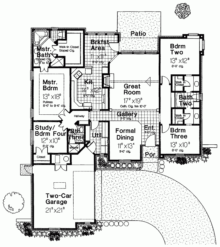 Jack And Jill Bathroom Floor Plans Large And Beautiful Photos Photo  - One-Story House Plans With Jack And Jill Bathroom