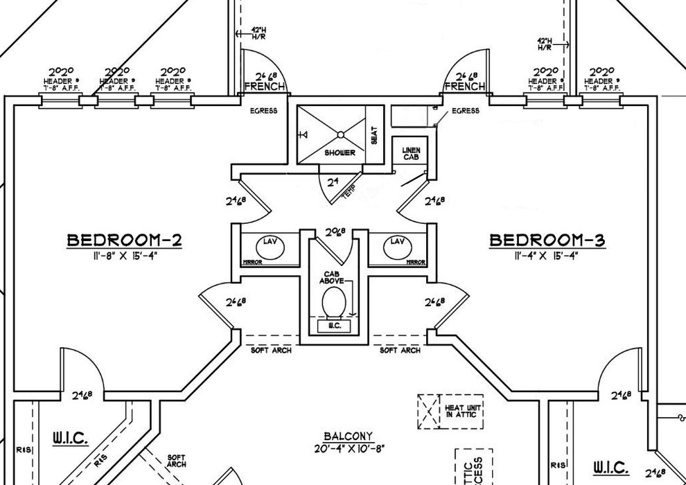 Jack And Jill Bathroom House Floor Plan Floor Roma - One-Story House Plans With Jack And Jill Bathroom