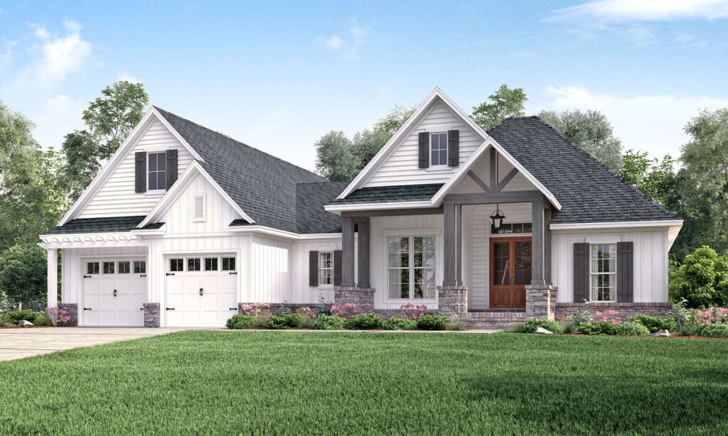 Modern Farmhouse Plans House Plan Zone - House Plans For 1.5 Story Homes