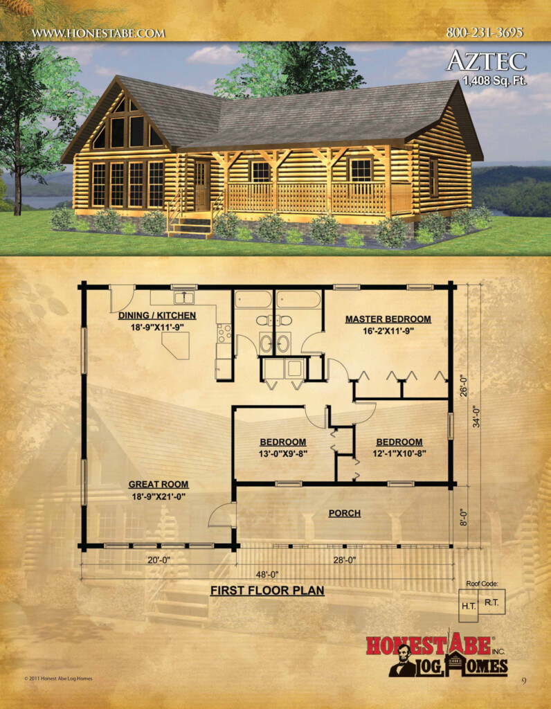 One Floor Log Cabin Plans Floorplans click - Single Story Cabin House Plans