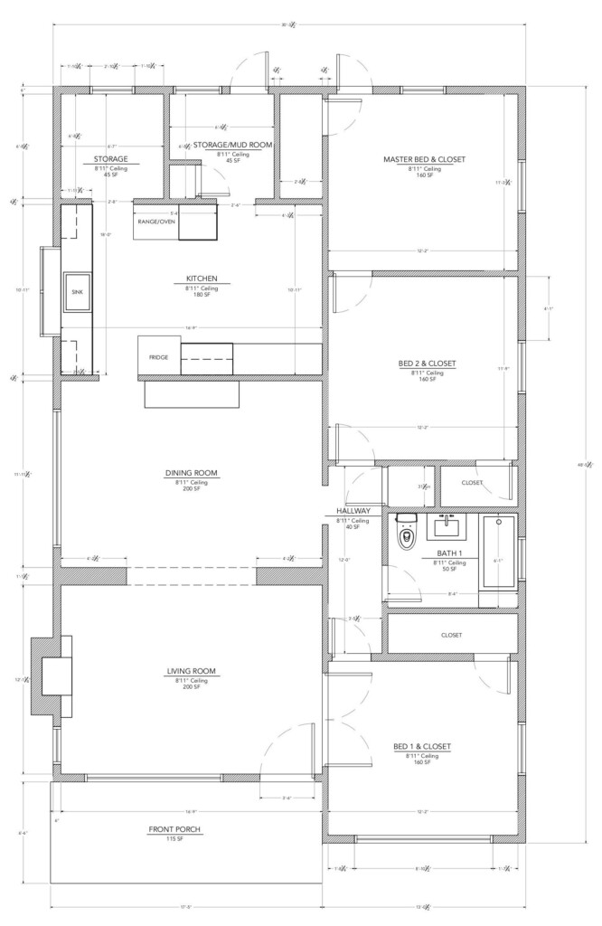 Our 1400 Square Foot Home How We Live What We Store The Gold Hive - 1400 Square Foot 2 Story House Plan