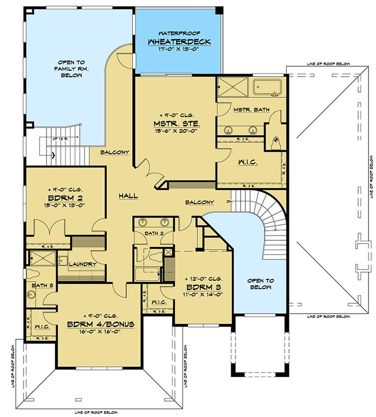 Plan 666089RAF Spacious Two Story House Plan With Two Staircases - 2 Story House Plans With Two Staircases