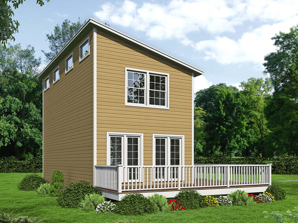 Plan 71946 2 Bedroom Saltbox Style House Plan - 2 Story Saltbox House Plans