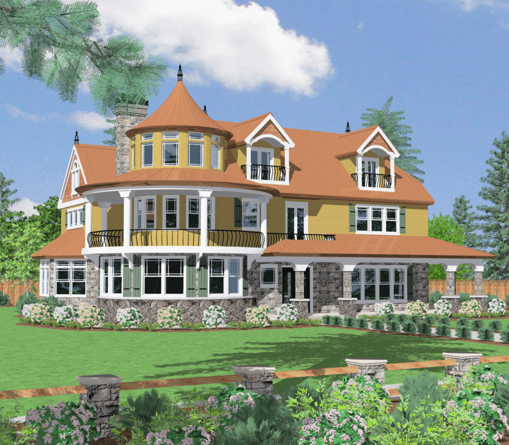 Plan 8587MS Victorian House Plans Country House Plans Victorian  - 3 Story Victorian House Plans Late 1890S