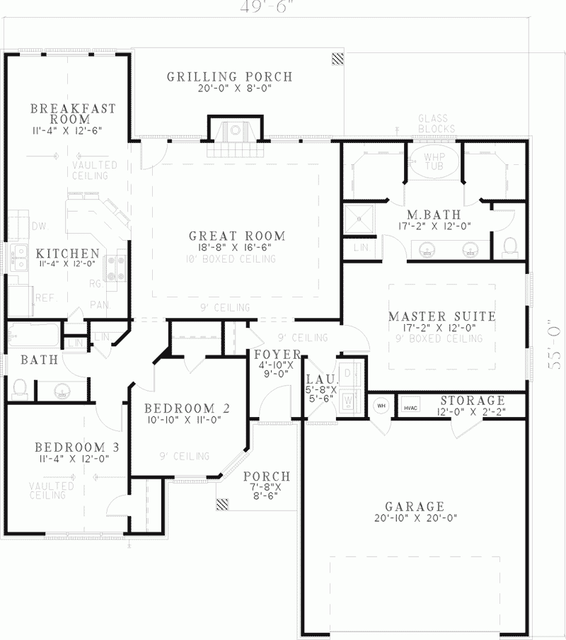 Popular 47 Floor Plans For A One Story House - Popular One Story House Plans