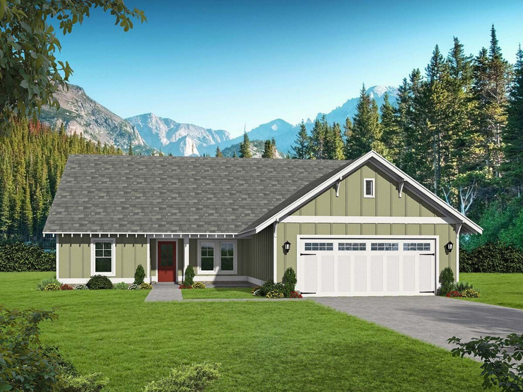 Ranch House Plans With Garage Explore The Possibilities House Plans - 2 Story Large Rantch House Plans With Large Garage