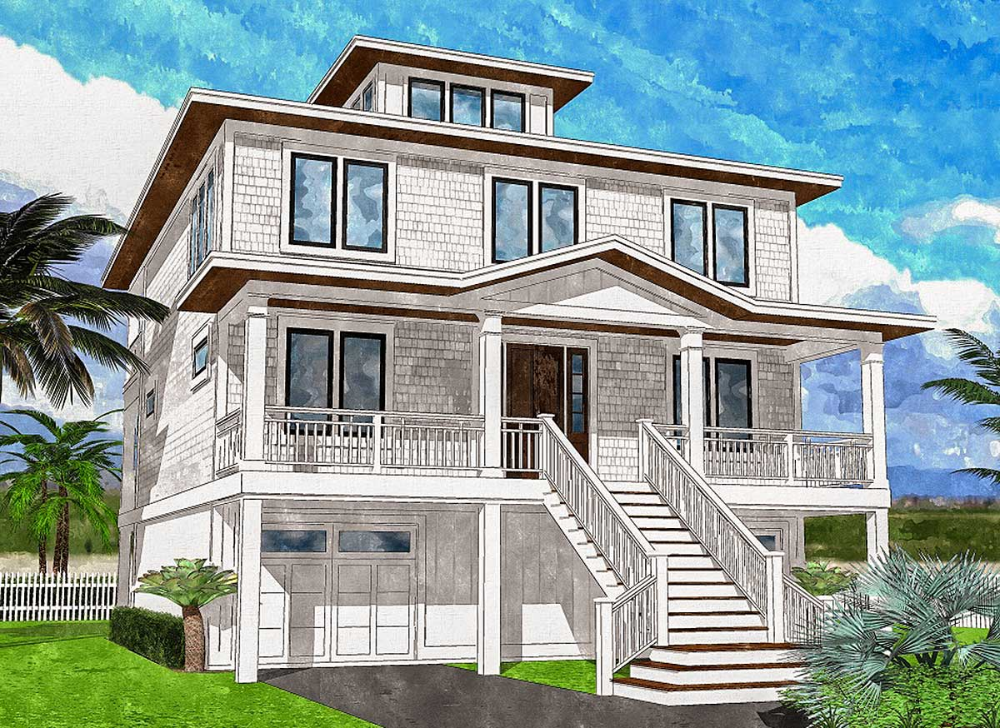 Simple Beach House Plans Enjoy The Beach Life In Style House Plans - Double Story Beach House Plans