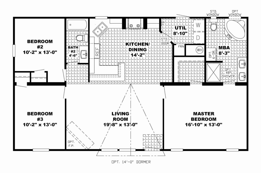 Simple Open Floor House Plans One Story Floor Roma - Single Story Open Floor House Plans