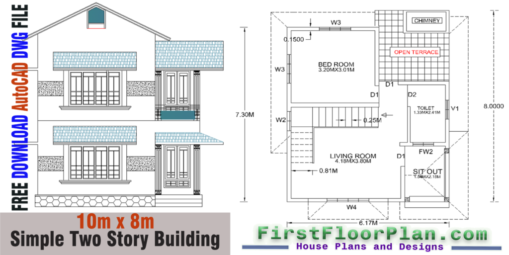 Simple Two Story Building Plans And Designs 550 Sq Ft First Floor  - Functional 2 Story House Plan