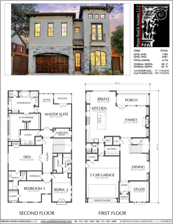 Single Family 2 Story Houses Home Plans Online Unique House Floor Pl  - Full 2 Story House Plans