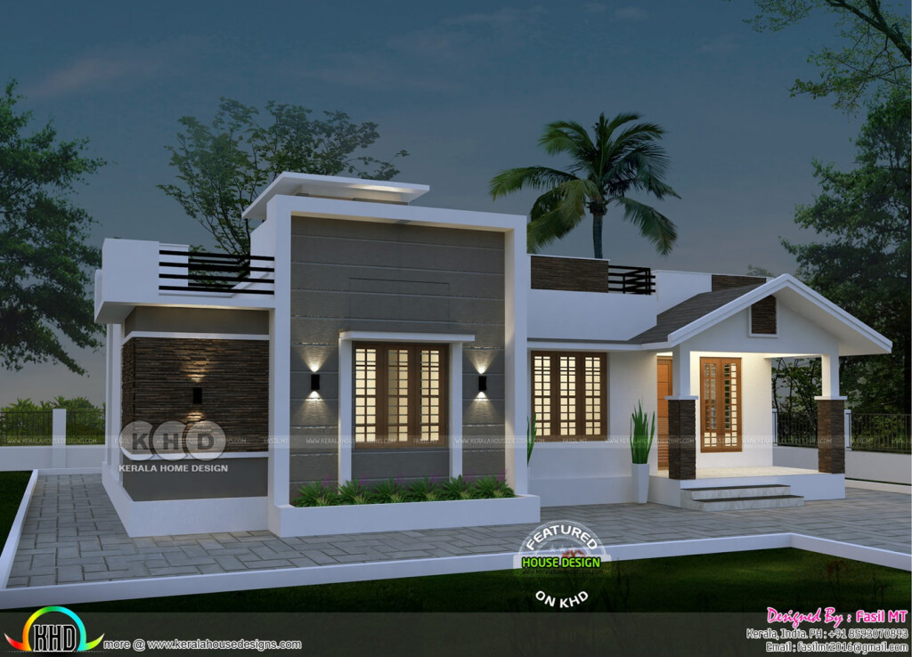 Single Storied House Plan By Fasil MT Kerala Home Design And Floor  - Single Storied House Plans