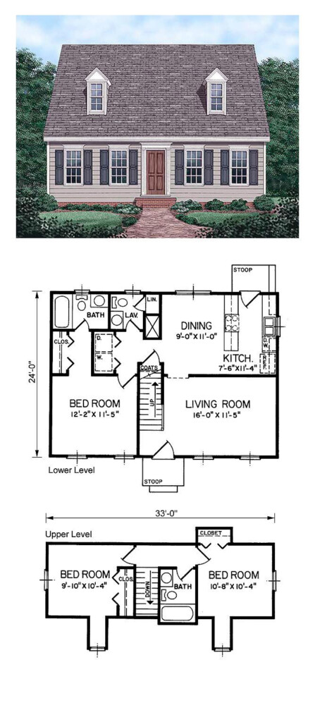 Single Story Cape Cod House Plans Home Outside Decoration - Cape Cod House Plans One Story