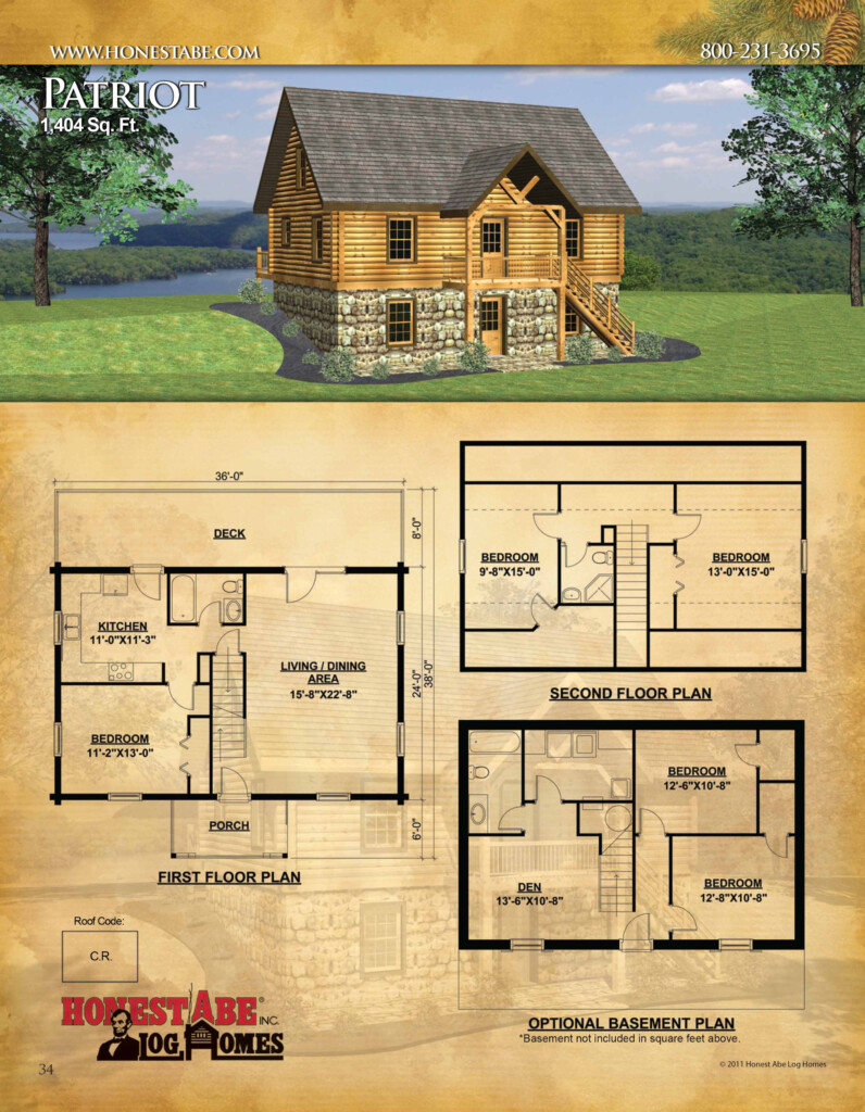 Small 2 Story Log Cabin Floor Plans Floor Roma - Best 2 Story Log House Plans