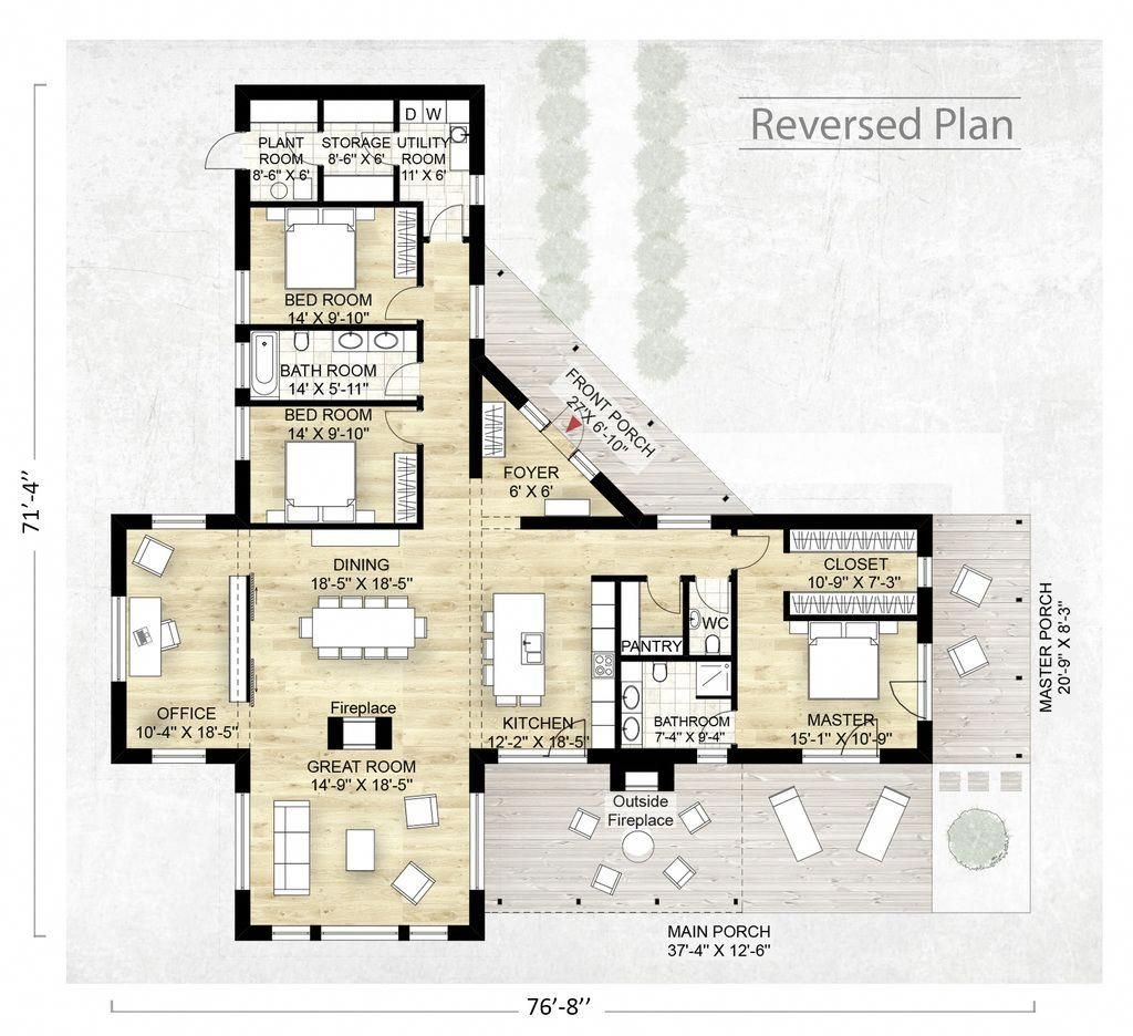 Small L Shaped House Plans Maximizing Space For An Efficient Home  - Single Story L Shaped House Plans