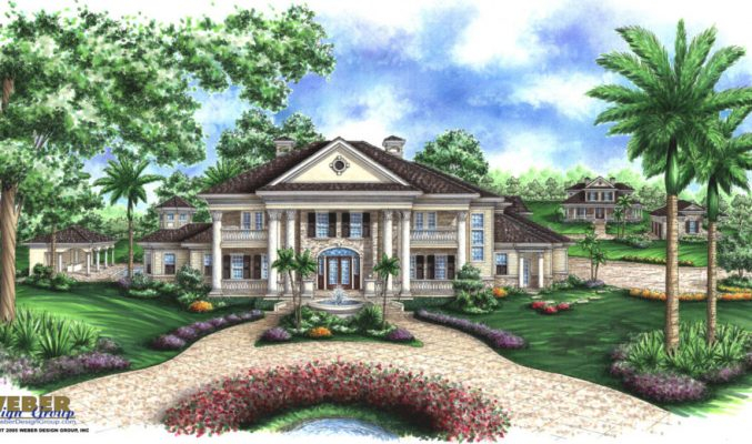 Southern Style House Plan Plantation 2 Story Weber Design Group  - 2 Story Southern Plantation House Plans