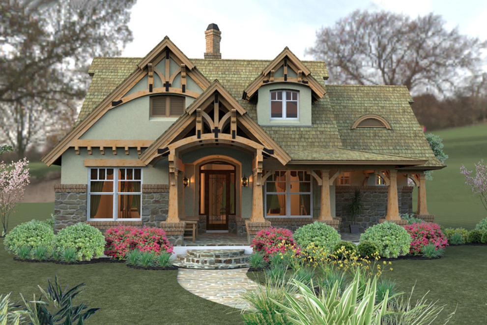 Storybook Cottage Style Time To Build Cottage Style House Plans  - House Plan Craftsman One Story Books