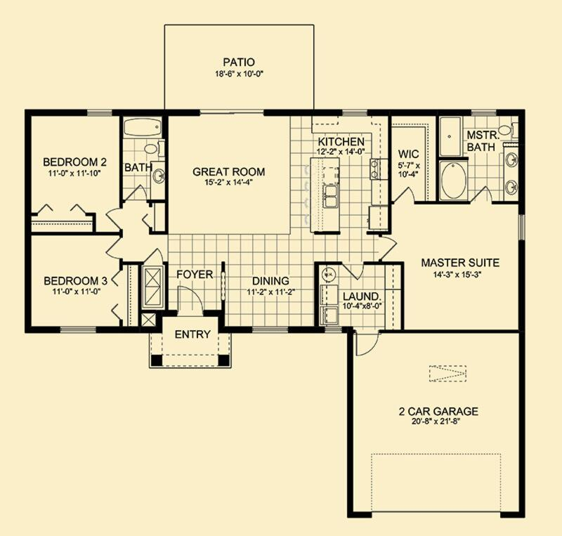 The Paint Floor Plan In North Port New Homes By Deltona - 2 Story House Floor Plans Daeltona