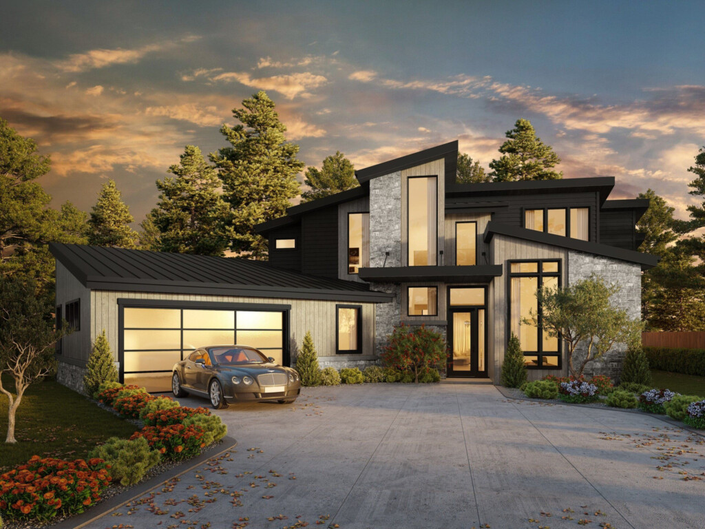 This Two Story Modern Plan Has Everything You Could Want From A  - 3000 Sq Ft 2 Story House Plans