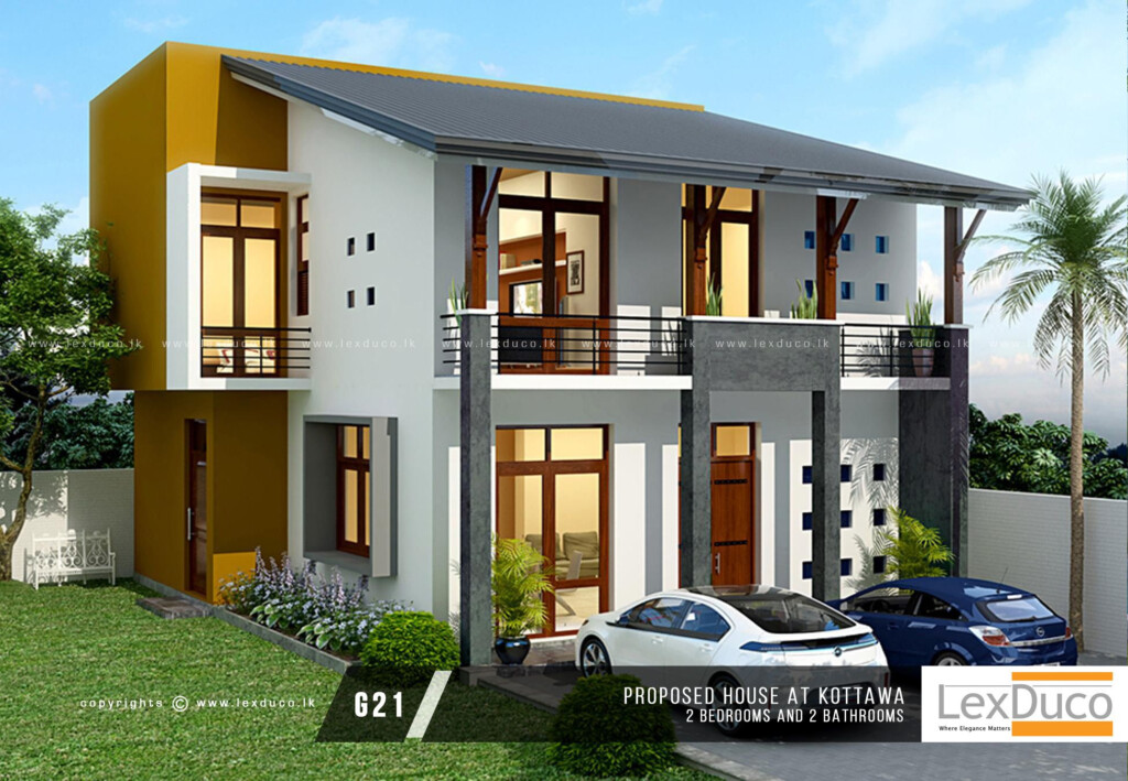 Top 200 House Designs In Sri Lanka And 3D Home Plans For 2021 By Lex  - 2 Story House Plans 3D Sri Lanka