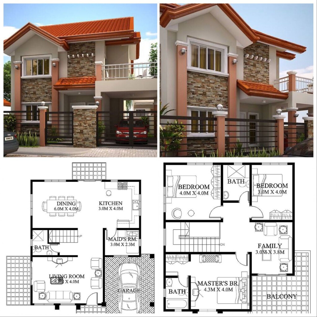 Two Storey House Plans Philippines Printable Templates Free - Budget 2 Story House Plans Philippines