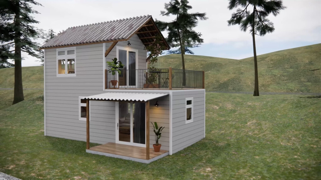 Two Storey Tiny House Design A Luxurious 300 Square Feet Abode  - 2 Story Tiny House Plans 300 Sq Ft