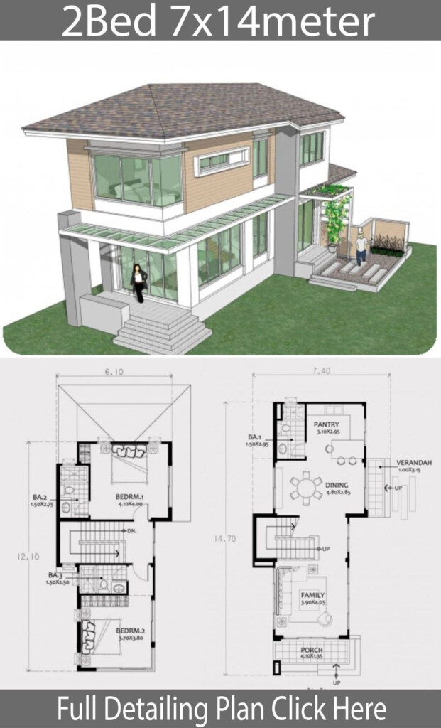 Two Story House Plan And Design Iam Home Design - Floor Plans For A Two Story House