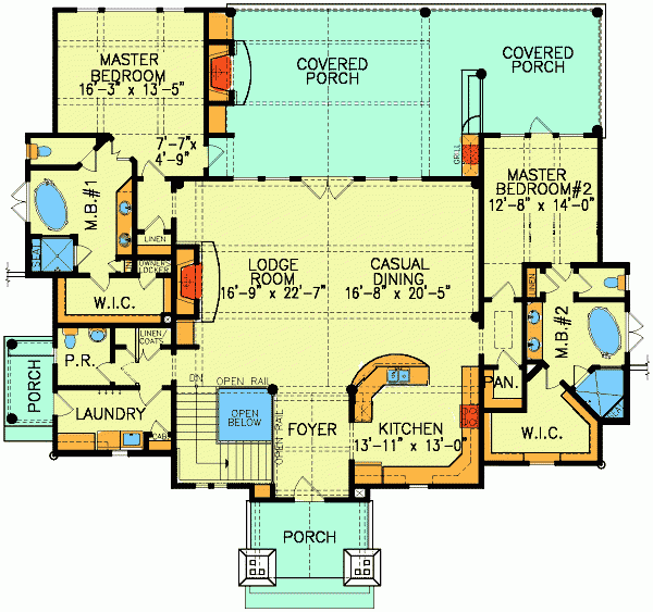 Two Story House Plans With Master Bedroom On Ground Floor Hayes Sylvester - Two-Story House Plans With Master Bedroom On Ground Floor