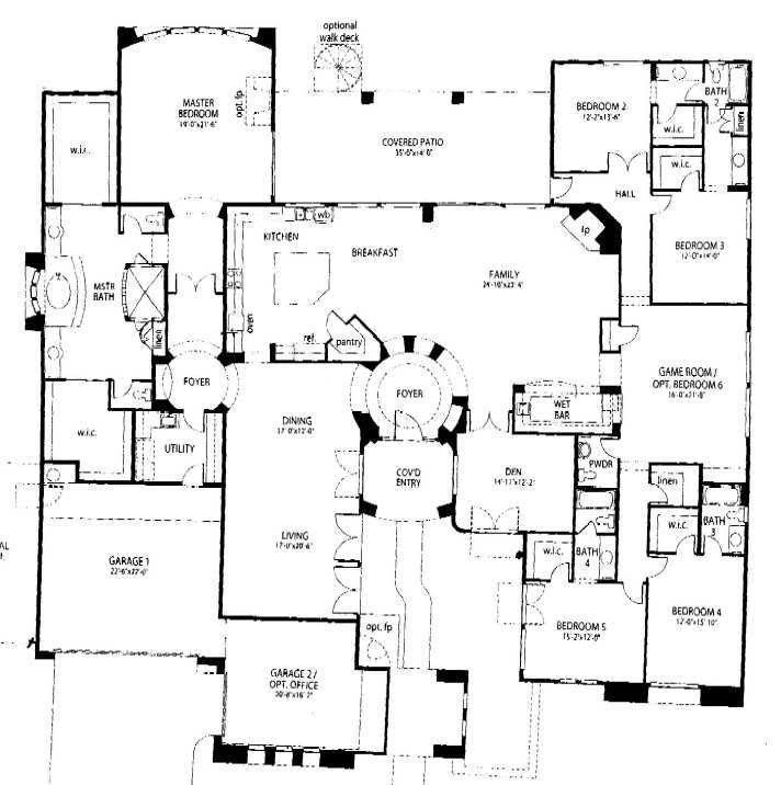 Unique Single Story House Plans With 5 Bedrooms New Home Plans Design - 5 Bed 4.5 Bath House Plans 1 Story